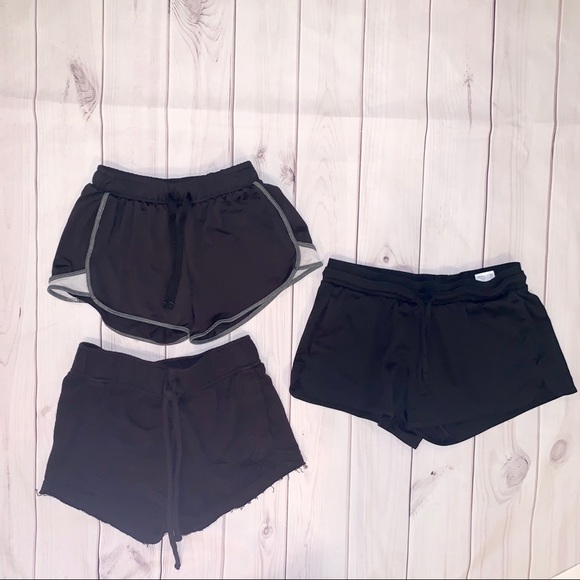 Old Navy Pants - ♡  Set of 3 Black Loungewear shorts ♡